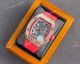 Knockoff Richard Mille Rm010 Rose Gold Skeleton Watch Red Rubber Strap (2)_th.jpg